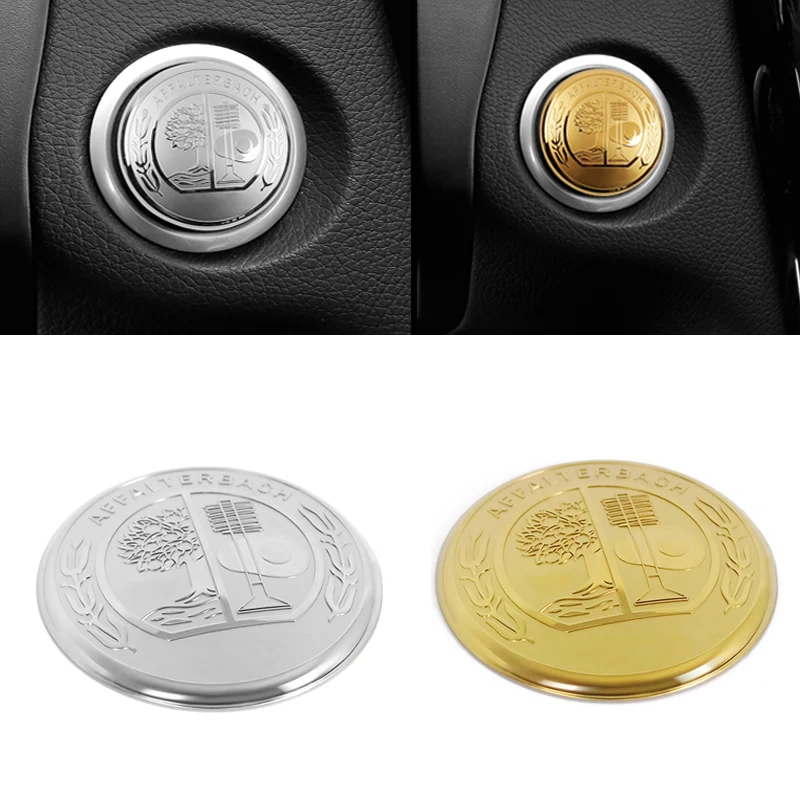 

One Start Stop Button Sticker Multimedia Button Sticker for AMG Mercedes Benz W212 W210 W205 W202 W204 AMG Mercedes Accessories