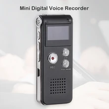8GB przenośny cyfrowy dyktafon MP3 aktywowana głosem dźwięk cyfrowy rejestrator profesjonalny Mini dyktafon