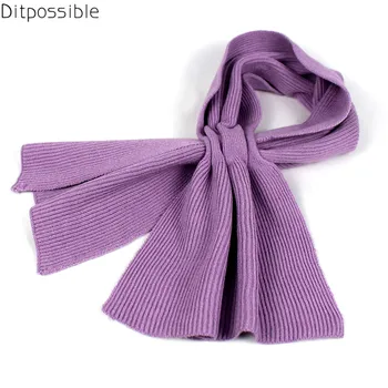 

Ditpossible new solid knitted scarf for girls women winter warm shawl scarves wool