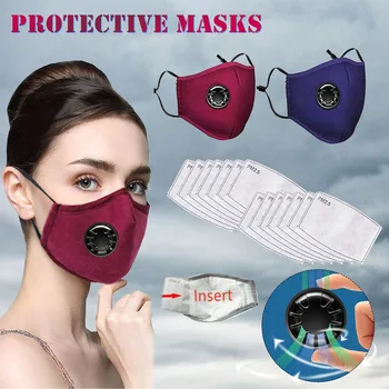 

In Stock！2pcs+12pcs Gasket Filters Adjustable Reusable Personal Care Dropshipping Care 2020 Dust Smoke Pollen Dustproof Mask