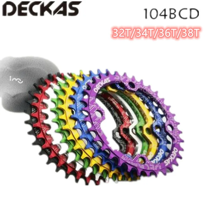 Звездочка зубчатая Deckas 104BCD для горного велосипеда 32T 34T 36T 38T 104 BCD | Спорт и