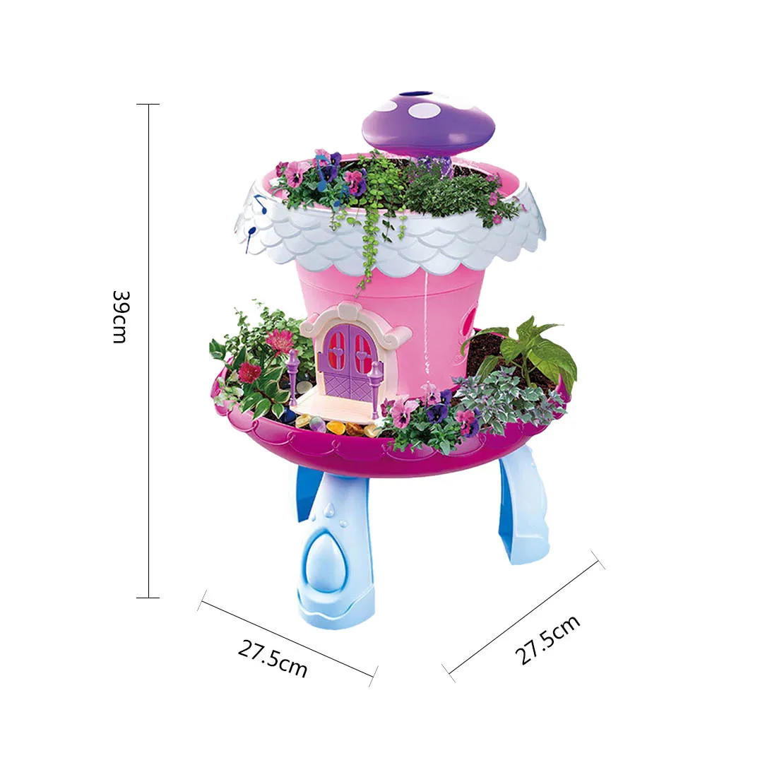 Детская игрушка DIY посадочный горшок с светильник и музыкой для украшения дома поддержка детский подарок обучение природа Рождественский подарок