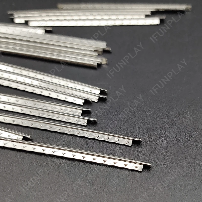 19/20Frets Acoustic Classical Guitar Fret Wire Brass Fretwire 2.0-2.2mm Fret Classical Guitrra Accessories Silver