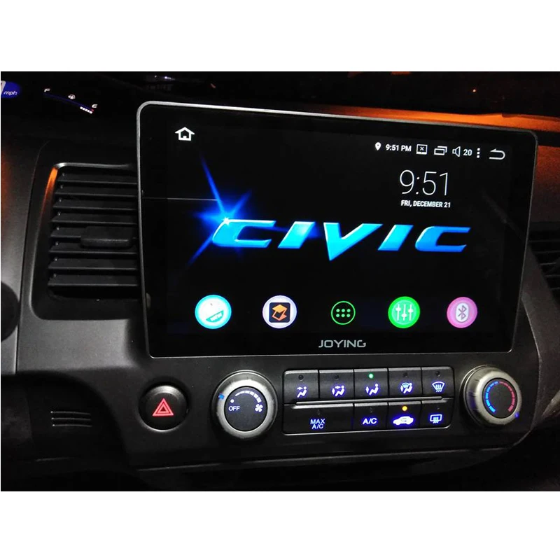 Android 8,1 octa core 2 Гб+ 32 ГБ/4+ 64 Гб автомобильный стерео автомагнитолы авто для Honda Civic 2006-2011 Автомобильный мультимедийный проигрыватель gps HD 4G радио
