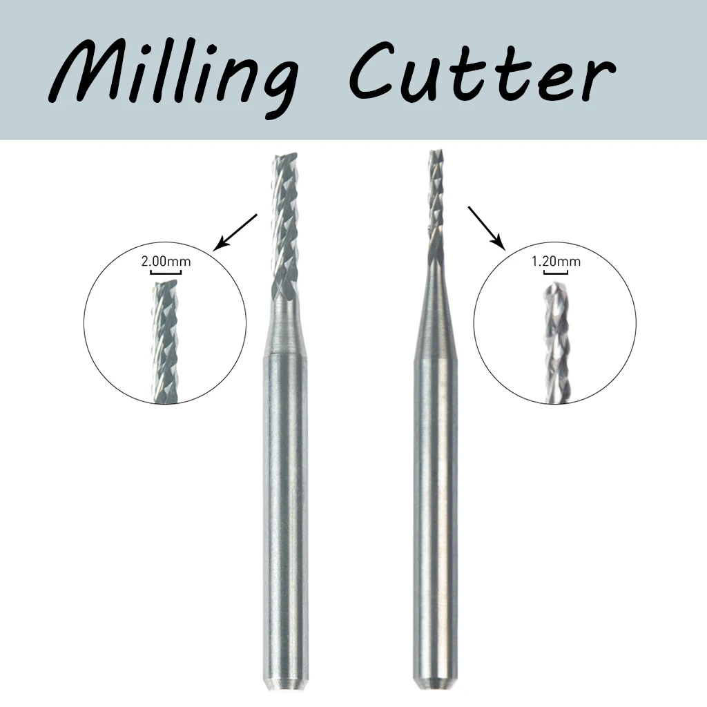 

2PCS Violin Purfling Groove Milling Cutter 1.2mm 2.0mm Luthier Tool