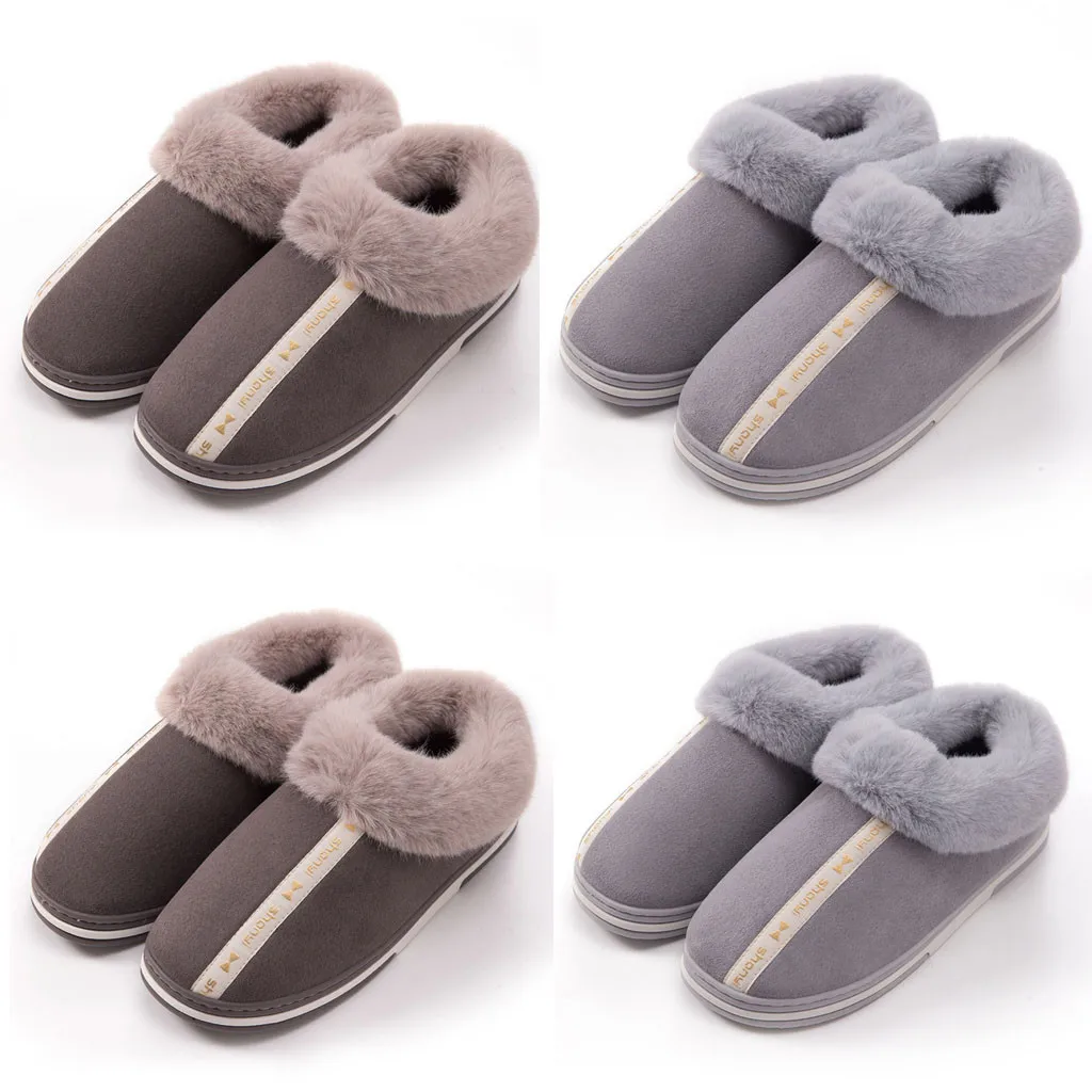 Мужские хлопковые тапочки большого размера; зимняя домашняя утепленная флисовая бархатная универсальная теплая водонепроницаемая хлопковая обувь