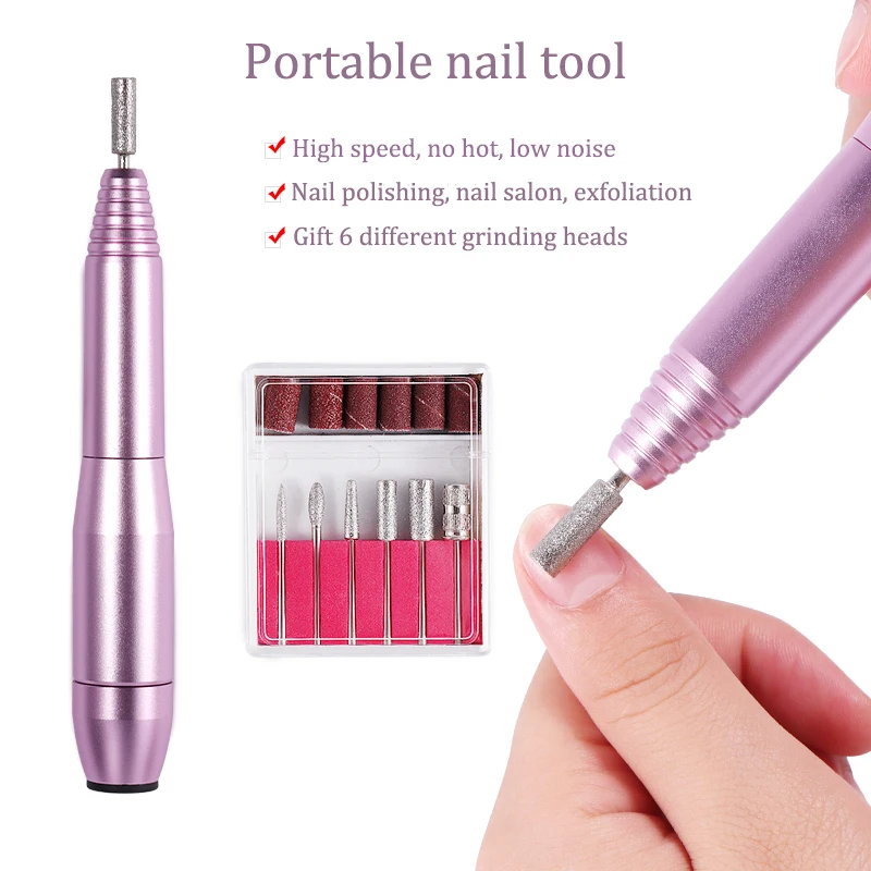 Special Offer for  20000RPM electric nail drill milling cutter manicure tips polish toe nail removal polishing tool po