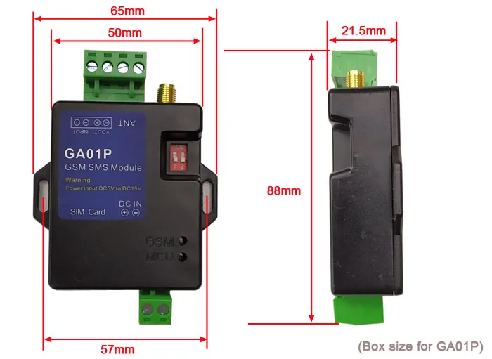 GA01P gsm блок аварийной сигнализации SMS оповещения беспроводной сигнализации дома и промышленной безопасности блок сигнализации перезаряжаемый аккумулятор аварийный сигнал