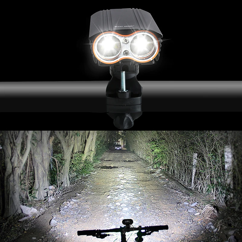 West biking Профессиональный велосипедный фонарь Водонепроницаемый USB Перезаряжаемый велосипедный фонарик XML-T6 светодиодный фонарик MTB дорожный фонарь для велосипеда