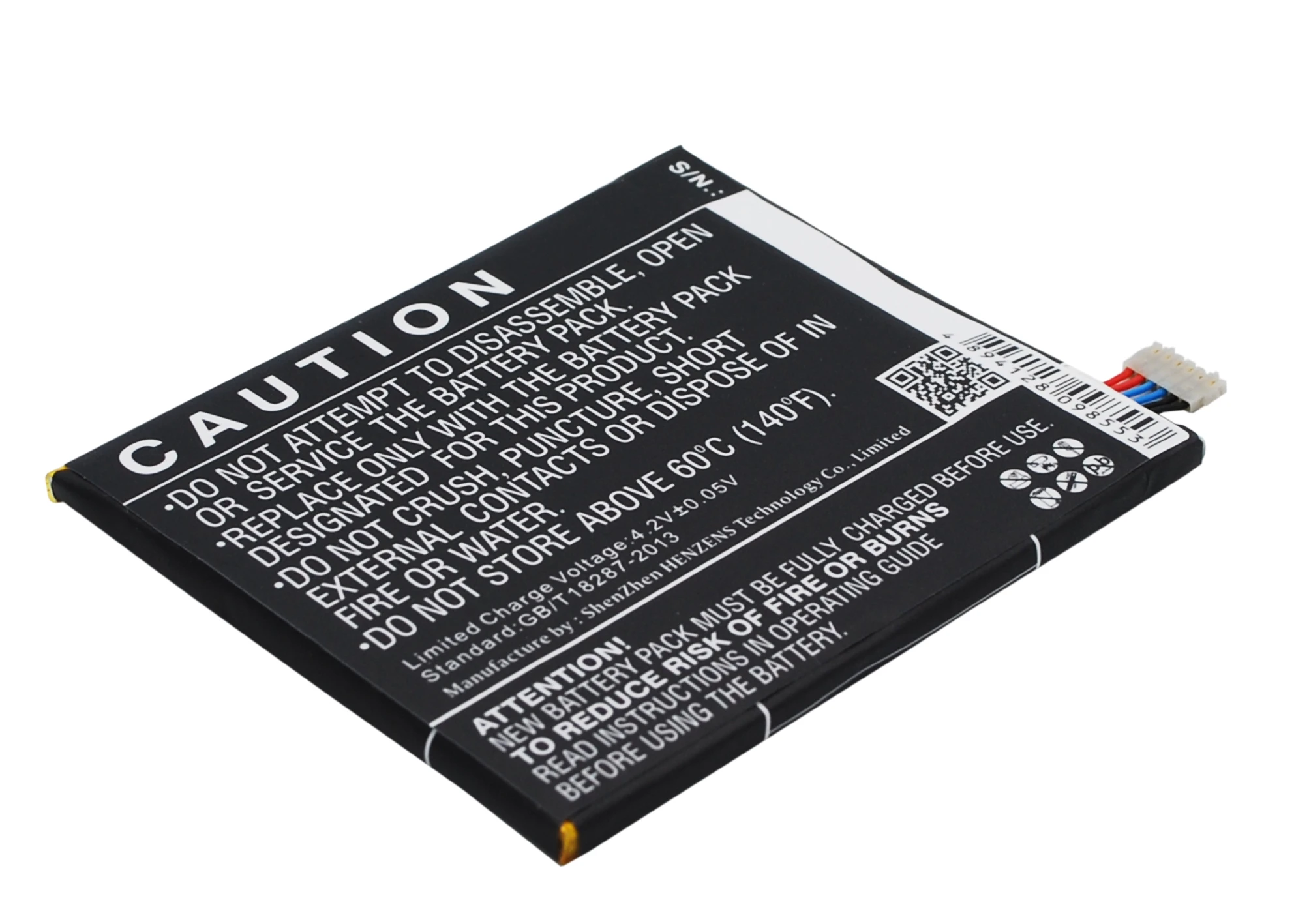 Обновленный аккумулятор Cameron Sino для Wiko TLE14A15 Darkmoon 1800 мАч/6.66Wh