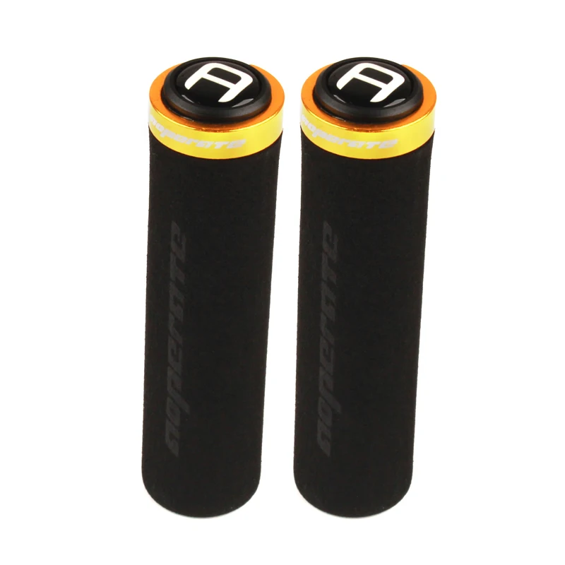 BLACKgold PCycling для велосипеда MTB дорожный складной велосипедный удобный нескользящий Губка пены ручки эргономичные Запираемая ручка ручки для верховой езды - Цвет: BLACKgold
