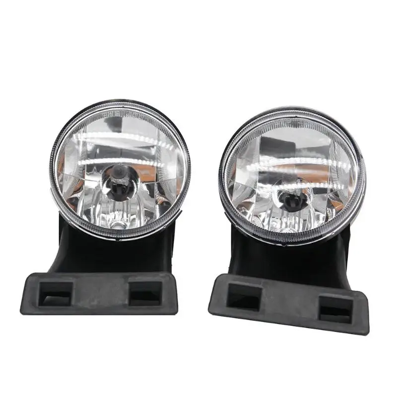 

1 Pair Clear Lens Front Fog Lights Lamps 55W Enhanced Visibility Ultraviolet Protection Yellow Light for Dodge RAM Pickup Truck