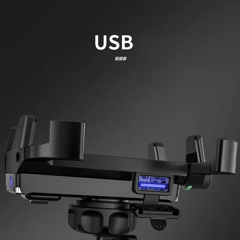 QC 3,0, держатель для мобильного телефона, USB зарядное устройство, мотоциклетный руль, подставка для быстрой зарядки для samsung huawei 3,5-6 дюймов, кронштейн для телефона