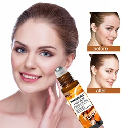Face Roller Massage Essential Oils Turmeric Moisturizing Repair Acne Treatment Eliquid Fade Spots Whitening Skin Beauty Health