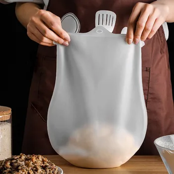 

Silicone Kneading Dough Bag Pastry Blenders Cooking Pastry Tools Flour Mixer Bag Versatile Dough Mixer for Bread Kitchen Tools