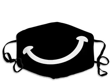 

Personalized Smile Face Mouth Mask Anti Dust Face Mask Adjustable Earloop Smile OneSize