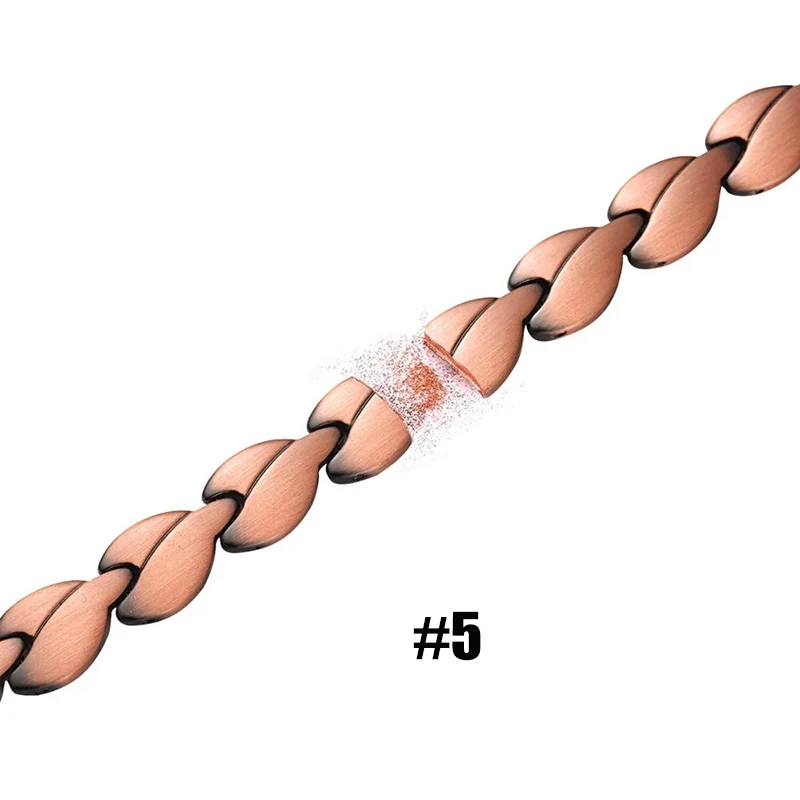 Vintage Copper Magnetic Bracelets For Women Pain Relief Pure Copper Adjustable Bio Energy Blood Pressure Accessory Bracelet