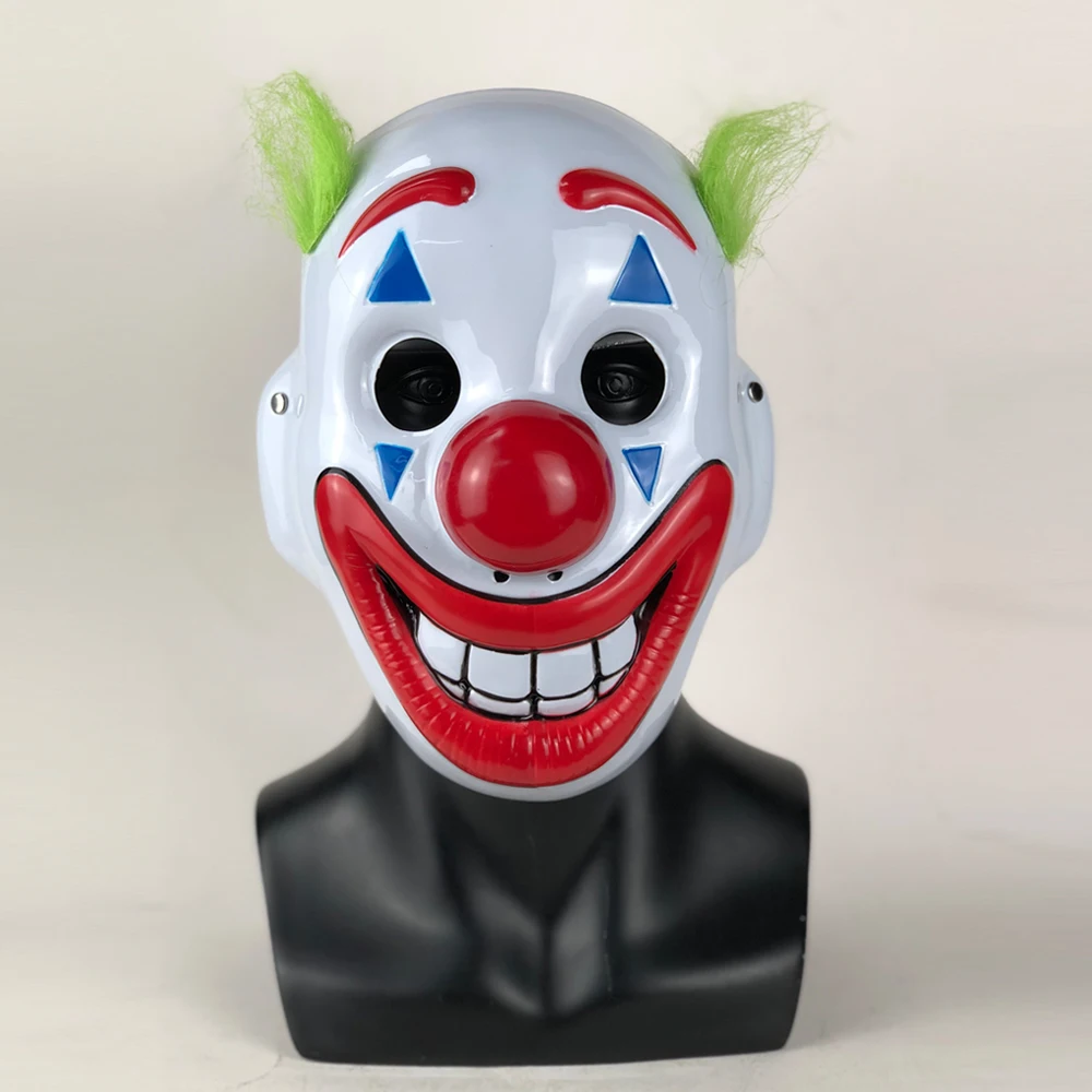 В стиле «Джокер» Хоакин маска Феникса Косплэй происхождения фильм клоун Артур крапинку Пластик маски вечеринка Хэллоуин реквизит