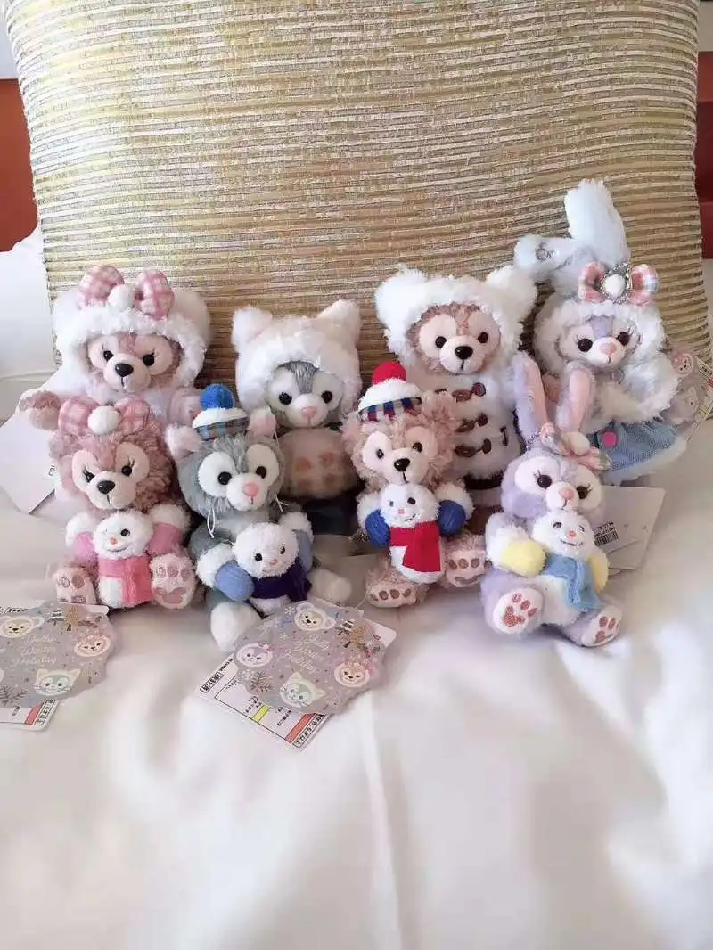 Duffy медведь друг шеллимей желатони кошка Стелла Лу веселый зимний праздник ремень Костюм плюшевая игрушка брелок Рождество