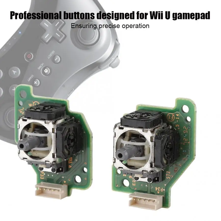 2 шт Профессиональная устойчивая к коррозии сменная клавиша для wii геймпада Кнопка геймпада поврежденные кнопки