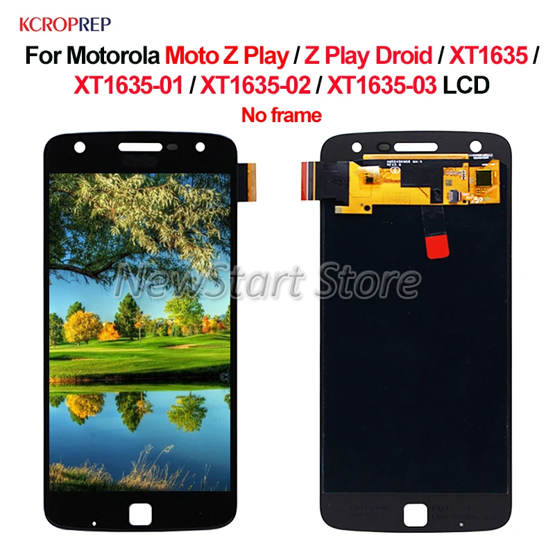 

For Motorola Moto Z Play LCD Display Touch Screen Digitizer Assembly For Moto Z Play Z Play Droid XT1635 XT1635-01/02/03 lcd