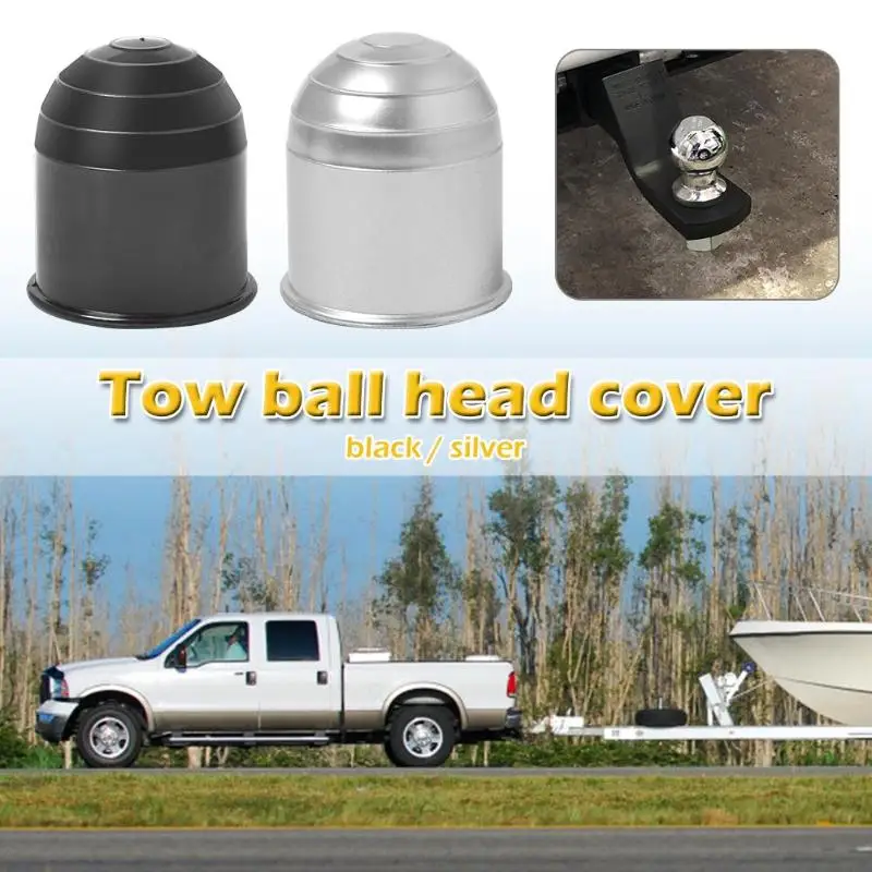 

50mm Universal Car Vehicle Auto Tow Bar Ball Cover Cap Towing Hitch Caravan Trailer Towball Protect Protection