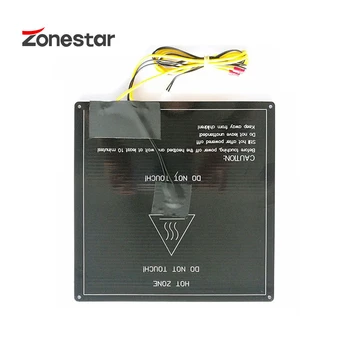 

ZONESTAR Aluminium Base Heatbed print platform MK3 12V RepRap 3D printer hotbed 220mmx220mm 3mm thickness with cable