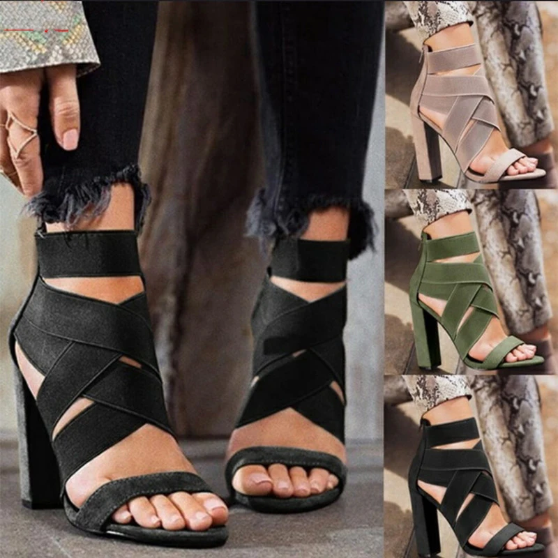 

Size 43 sandals Women High heels summer shoes