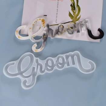 

Bride/Hello English Letters Words Decorations Casting Silicone Mould Crystal Epoxy Resin Mold DIY Crafts Aromatherapy Wax Aroma