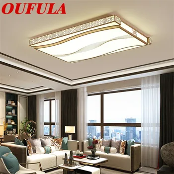 

WPD Creative Rectangular Ceiling Light Contemporary Home Suitable For Living Room Dining Room Bedroom