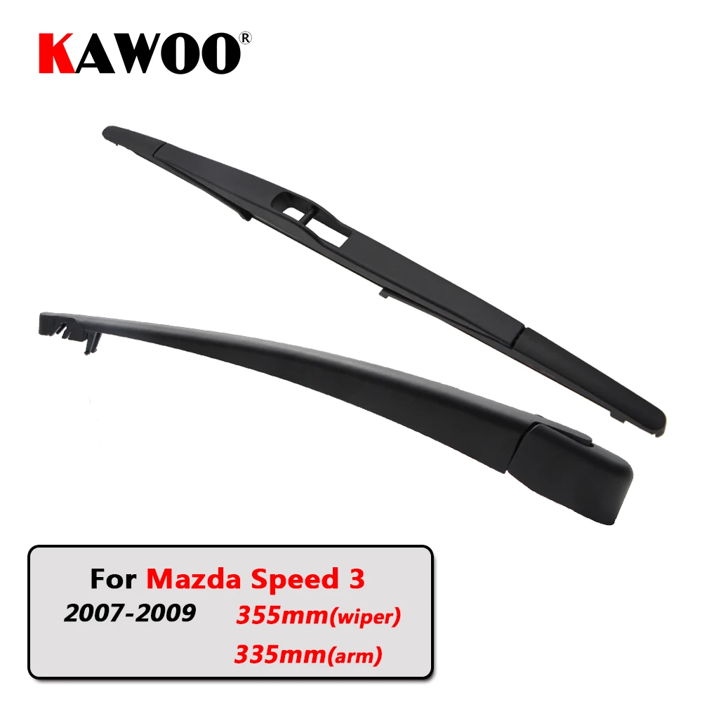 Kawoo Car Rear Wiper Blade Blades Back Window Wipers Arm For Mazda