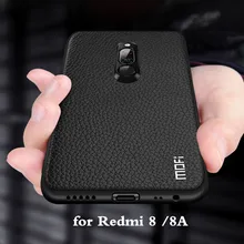 Для Red mi 8 чехол mi Red mi 8A чехол для Xiao mi Red mi 8 задний корпус Coque Xio mi 8 A TPU из искусственной кожи Мягкий силиконовый MOFi