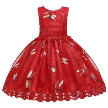 

Flower Girls Dresses Birthday Party Formal Evening Gown Tutu Princess Dress Christmas Girls Children Clothing For Girl Clothes