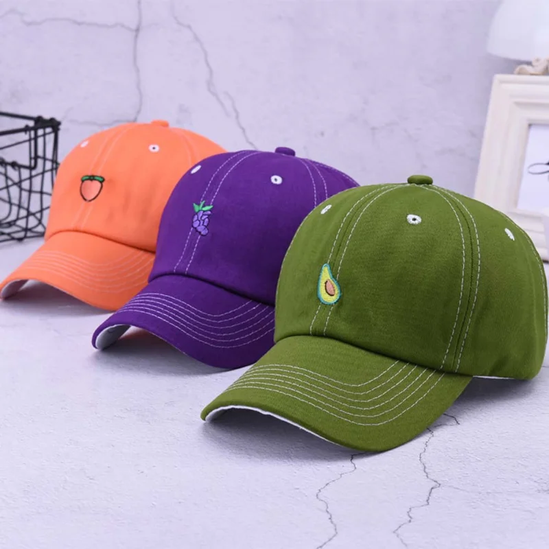 Шапки для бега мужские быстросохнущие спортивные Регулируемый головной убор фруктовая вышивка мужские шапки для бега пешего туризма