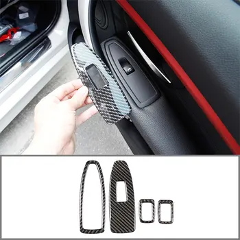 

For Bmw 3 4 Series 2013-2019 Glass Lifting Panel Real Carbon Fiber (Soft) Car Interior Modification Parts