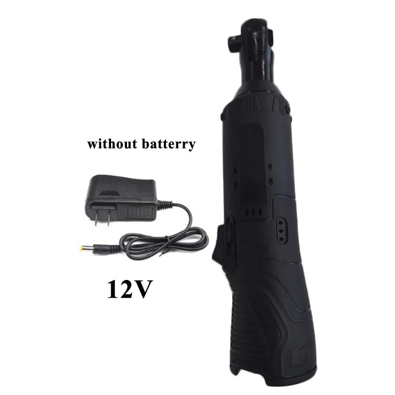 

24V 100Nm 3/8\" Right Angle Cordless Electric Wrench With Charger Rechargeable Lithium-Ion Battery Ratchet Power Tools For Car