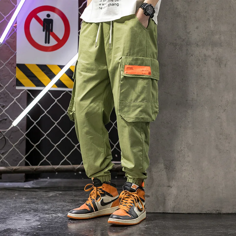 cuffed walking trousers