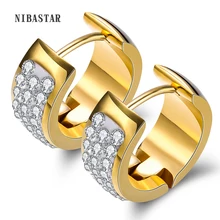 Новое поступление,, ювелирные изделия, модные женские серьги, элегантные, черные, с покрытием из пистолета, CZ, женские серьги