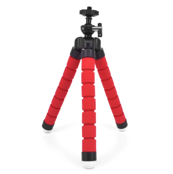 Гибкий штатив-подставка с осьминогом Gorillapod для мобильных телефонов Dslr и камер, настольный мини-штатив с bluetooth пультом дистанционного управления - Цвет: Красный