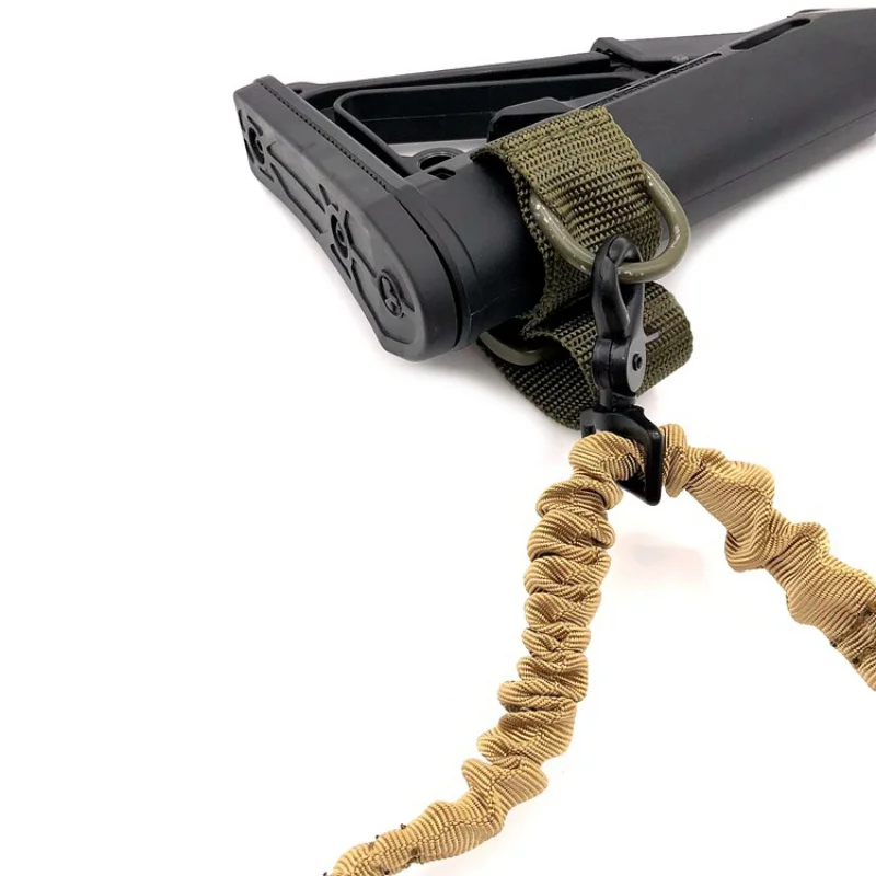 

Airsoft Tactical Rifle Buttstock Sling Mount Adapter Strap Multi-function Hunting Accessories Military Strapping Belt Gun Rope