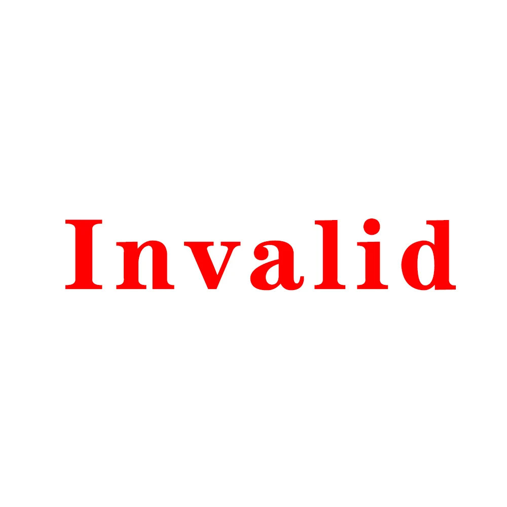 invalid
