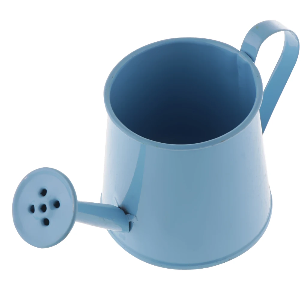 Shabby Chic Rustic Style Metal Jug Pitcher Flower Vase Watering Can for Home Garden Decoration