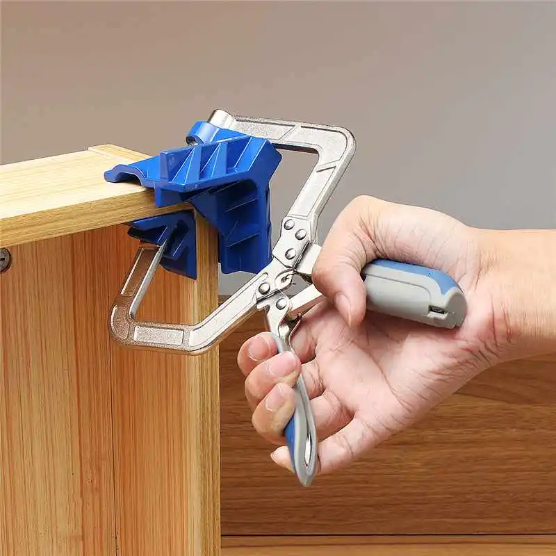 

New 90 Degree Right Angle Woodworking Clamp Picture Frame Corner Clip Hand Tools Clamps For Woodworking Dropshipping