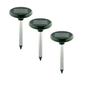 

3pcs Solar Energy Ultrasonic Electronic Mosquito Repellent Outdoor Camping Fishing Practical Insects Repeller
