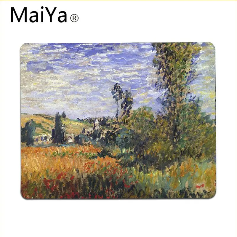 Lock Edge25x29cm Maiya высокое качество Клода Мона Искусство DIY дизайн игровой с узором коврик для мыши большой коврик для мыши клавиатуры коврик - Цвет: Lock Edge25x29cm
