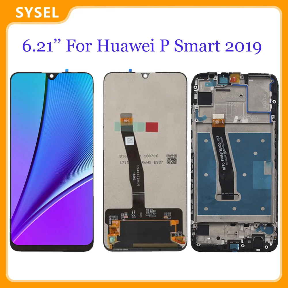 Оригинальный ЖК экран 6 21 дюйма для Huawei P Smart 2019 дисплей POT LX1 LX3 + цифровой