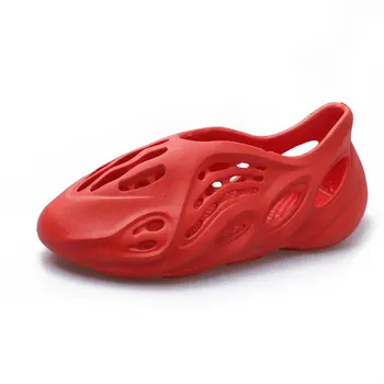 

Hole shoes 2020 summer new set of foot flat sandals female casual simple plus size sandals