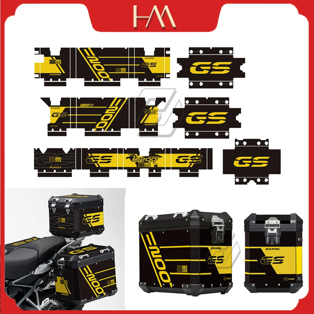 Per Bmw 40 Gs Panniers Scatola In Alluminio R1200Gs Adventure 2004-2021 Adesivo Riflettente Per Moto