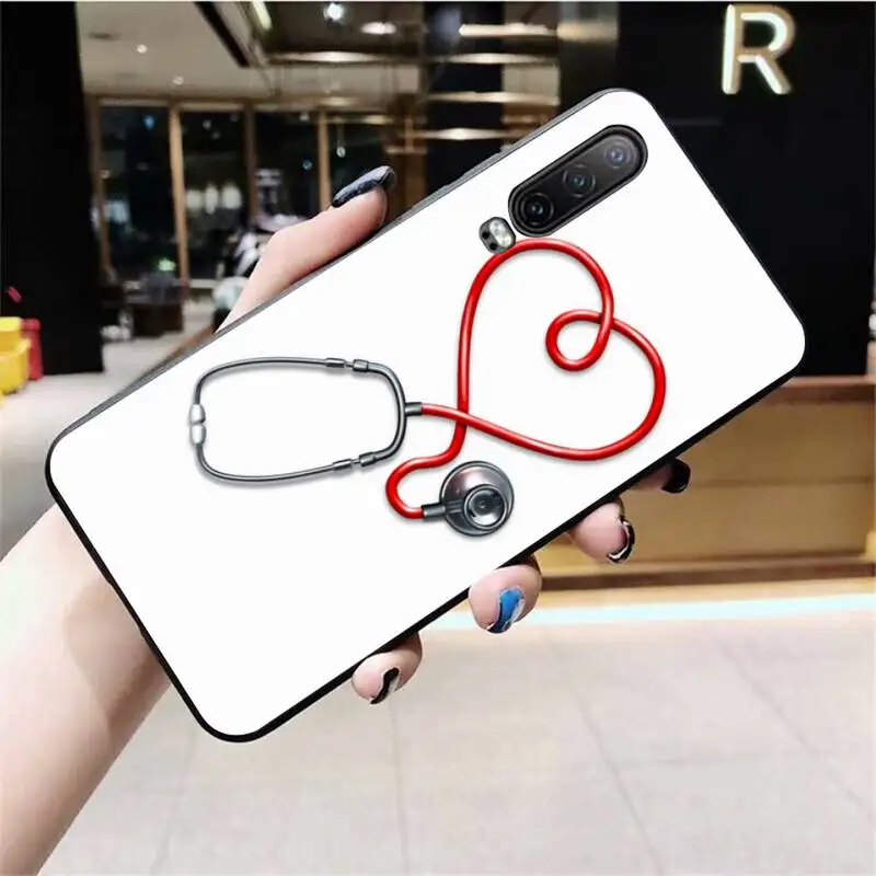 CUTEWANAN Nurse Medical Medicine Health Heart Phone Case Cover for Huawei P40 P30 P20 lite Pro Mate 20 Pro P Smart 2019 prime