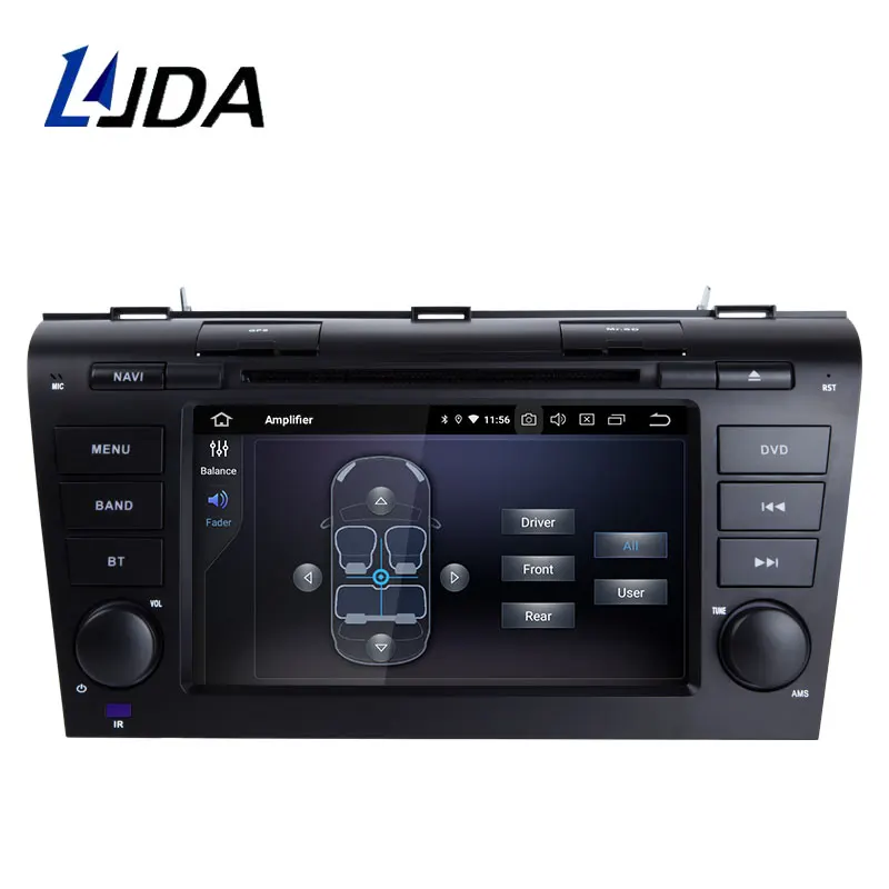 LJDA Android 9,0 автомобильный dvd-плеер для Mazda 3 2004 2005 2006-2009 Мультимедиа gps Навигация стерео 2 Din автомагнитола DSP 4G+ 64G ips